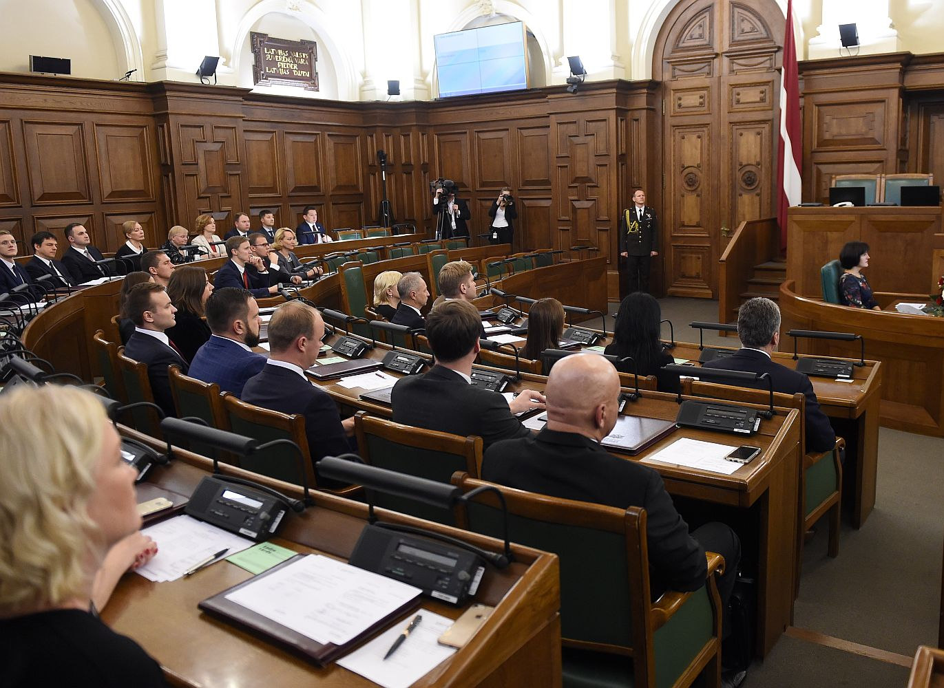 Workers' Front of Latvia on Dissolution of Parliament